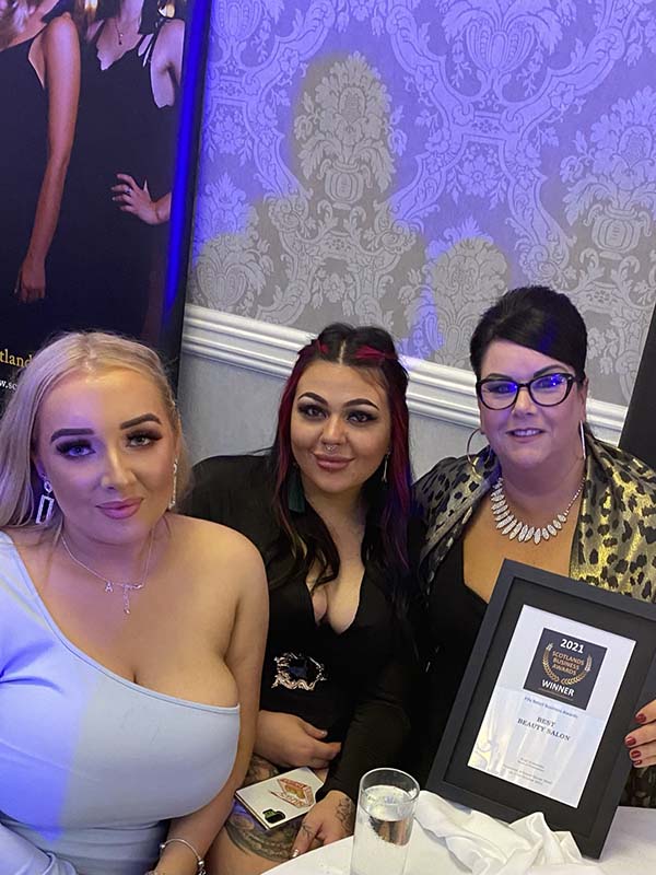 Best Beauty Salon Fife Award Winner